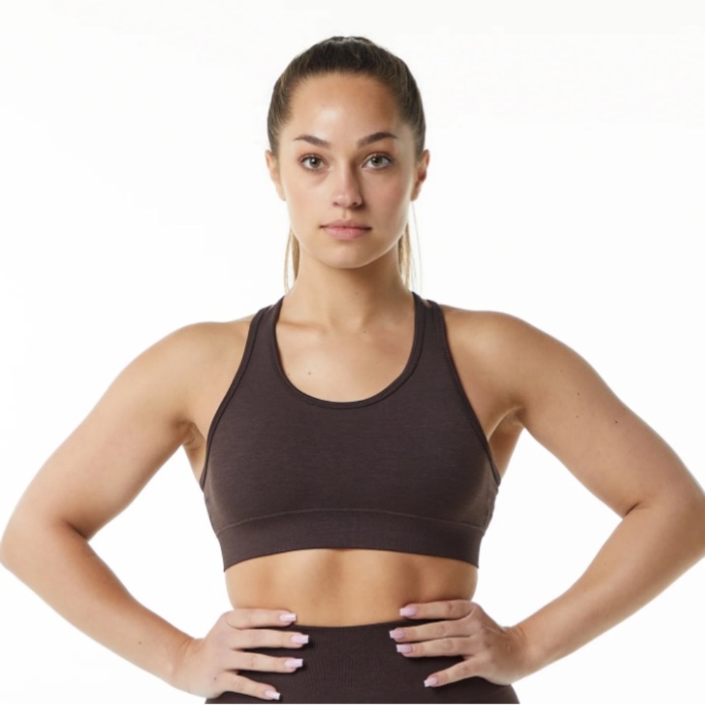 Alphalete Revival Bra - Chocolate